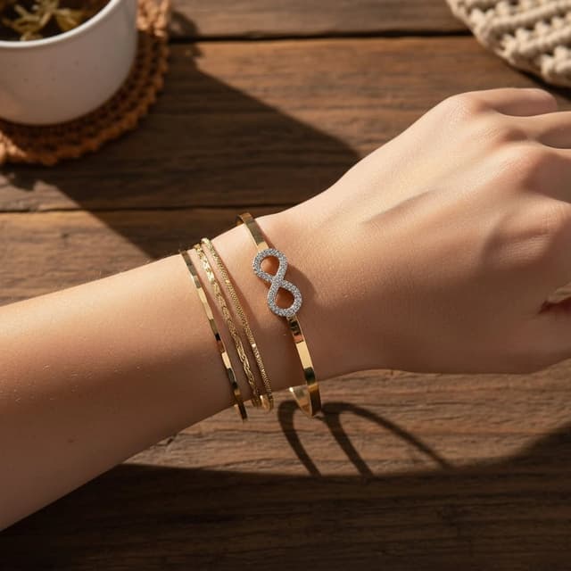 Infinity Gold Bracelet